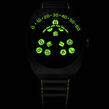 Load image into Gallery viewer, *Scrambler Automatic Wandering Hour Black Yellow