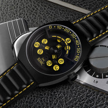 Load image into Gallery viewer, *Scrambler Automatic Wandering Hour Black Yellow