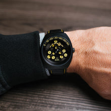 Load image into Gallery viewer, *Scrambler Automatic Wandering Hour Black Yellow