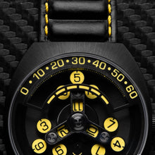 Load image into Gallery viewer, *Scrambler Automatic Wandering Hour Black Yellow