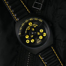 Load image into Gallery viewer, *Scrambler Automatic Wandering Hour Black Yellow