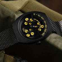 Load image into Gallery viewer, *Scrambler Automatic Wandering Hour Black Yellow
