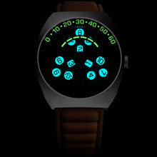 Load image into Gallery viewer, *Scrambler Automatic Wandering Hour Blue Tan