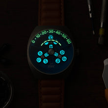 Load image into Gallery viewer, *Scrambler Automatic Wandering Hour Blue Tan