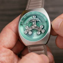 Load image into Gallery viewer, *Scrambler Automatic Wandering Hour Aqua Gray