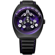Load image into Gallery viewer, *Scrambler Automatic Wandering Hour Gunmetal Purple
