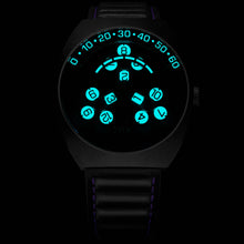 Load image into Gallery viewer, *Scrambler Automatic Wandering Hour Gunmetal Purple