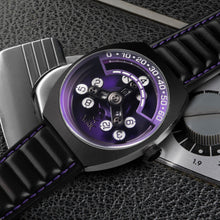 Load image into Gallery viewer, *Scrambler Automatic Wandering Hour Gunmetal Purple