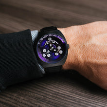 Load image into Gallery viewer, *Scrambler Automatic Wandering Hour Gunmetal Purple