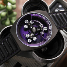 Load image into Gallery viewer, *Scrambler Automatic Wandering Hour Gunmetal Purple