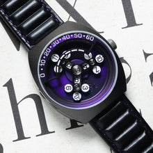 Load image into Gallery viewer, *Scrambler Automatic Wandering Hour Gunmetal Purple