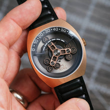 Load image into Gallery viewer, *Scrambler Automatic Wandering Hour Rose Gold Gunmetal