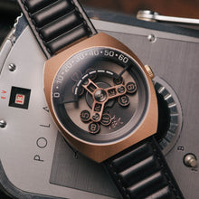 Load image into Gallery viewer, *Scrambler Automatic Wandering Hour Rose Gold Gunmetal