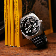 Load image into Gallery viewer, *Scrambler Automatic Wandering Hour Steel Black