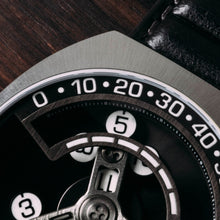 Load image into Gallery viewer, *Scrambler Automatic Wandering Hour Steel Black