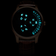 Load image into Gallery viewer, Triptych Automatic Wandering Hour Rose Gold Ocean
