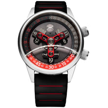 Load image into Gallery viewer, *Xeric Vendetta II Automatic Wandering Hour Black Gray Red