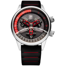 Load image into Gallery viewer, *Xeric Vendetta II Automatic Wandering Hour Black Gray Red