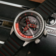 Load image into Gallery viewer, *Xeric Vendetta II Automatic Wandering Hour Black Gray Red