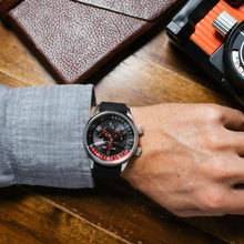 Load image into Gallery viewer, *Xeric Vendetta II Automatic Wandering Hour Black Gray Red