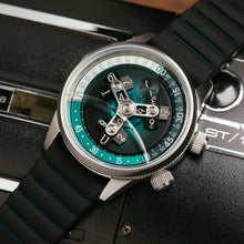 Load image into Gallery viewer, *Xeric Vendetta II Automatic Wandering Hour Ocean Black