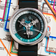 Load image into Gallery viewer, *Xeric Vendetta II Automatic Wandering Hour Ocean Black