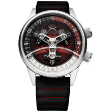 Load image into Gallery viewer, *Xeric Vendetta II Automatic Wandering Hour Oxblood Black
