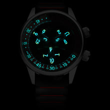 Load image into Gallery viewer, *Xeric Vendetta II Automatic Wandering Hour Oxblood Black
