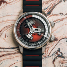 Load image into Gallery viewer, *Xeric Vendetta II Automatic Wandering Hour Oxblood Black