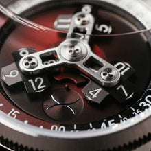 Load image into Gallery viewer, *Xeric Vendetta II Automatic Wandering Hour Oxblood Black