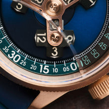Load image into Gallery viewer, *Xeric Vendetta II Automatic Wandering Hour Rose Gold Indigo