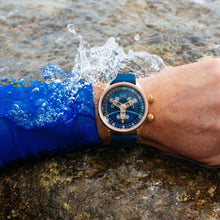 Load image into Gallery viewer, *Xeric Vendetta II Automatic Wandering Hour Rose Gold Indigo