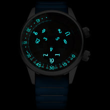 Load image into Gallery viewer, *Xeric Vendetta II Automatic Wandering Hour Navy Red