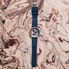 Load image into Gallery viewer, *Xeric Vendetta II Automatic Wandering Hour Navy Red