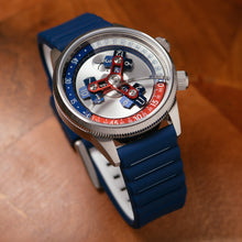 Load image into Gallery viewer, *Xeric Vendetta II Automatic Wandering Hour Navy Red