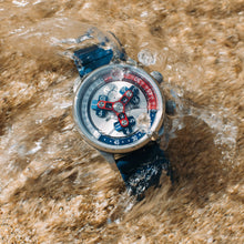 Load image into Gallery viewer, *Xeric Vendetta II Automatic Wandering Hour Navy Red